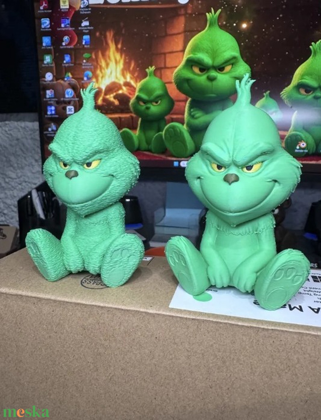 Grincs figura,dekoráció. - karácsony - karácsonyi lakásdekoráció - karácsonyi manók, figurák - Meska.hu