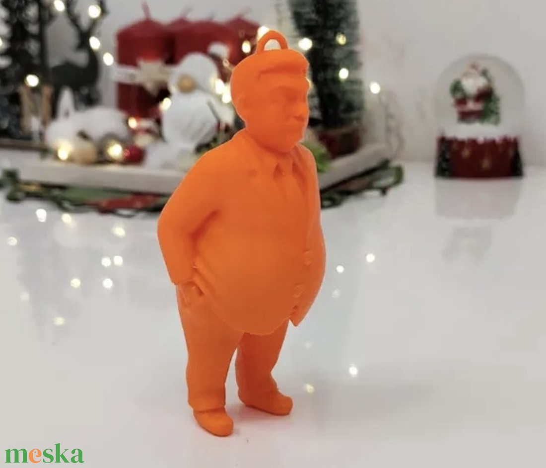 Orbán Viktor figura karácsonyfára,autóba,kulcstartóként. - otthon & életmód - autó - visszapillantó dísz - Meska.hu