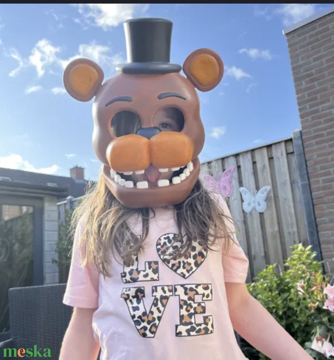 Freddy maci maszk. - ruha & divat - maszk, arcmaszk - gyerek - Meska.hu