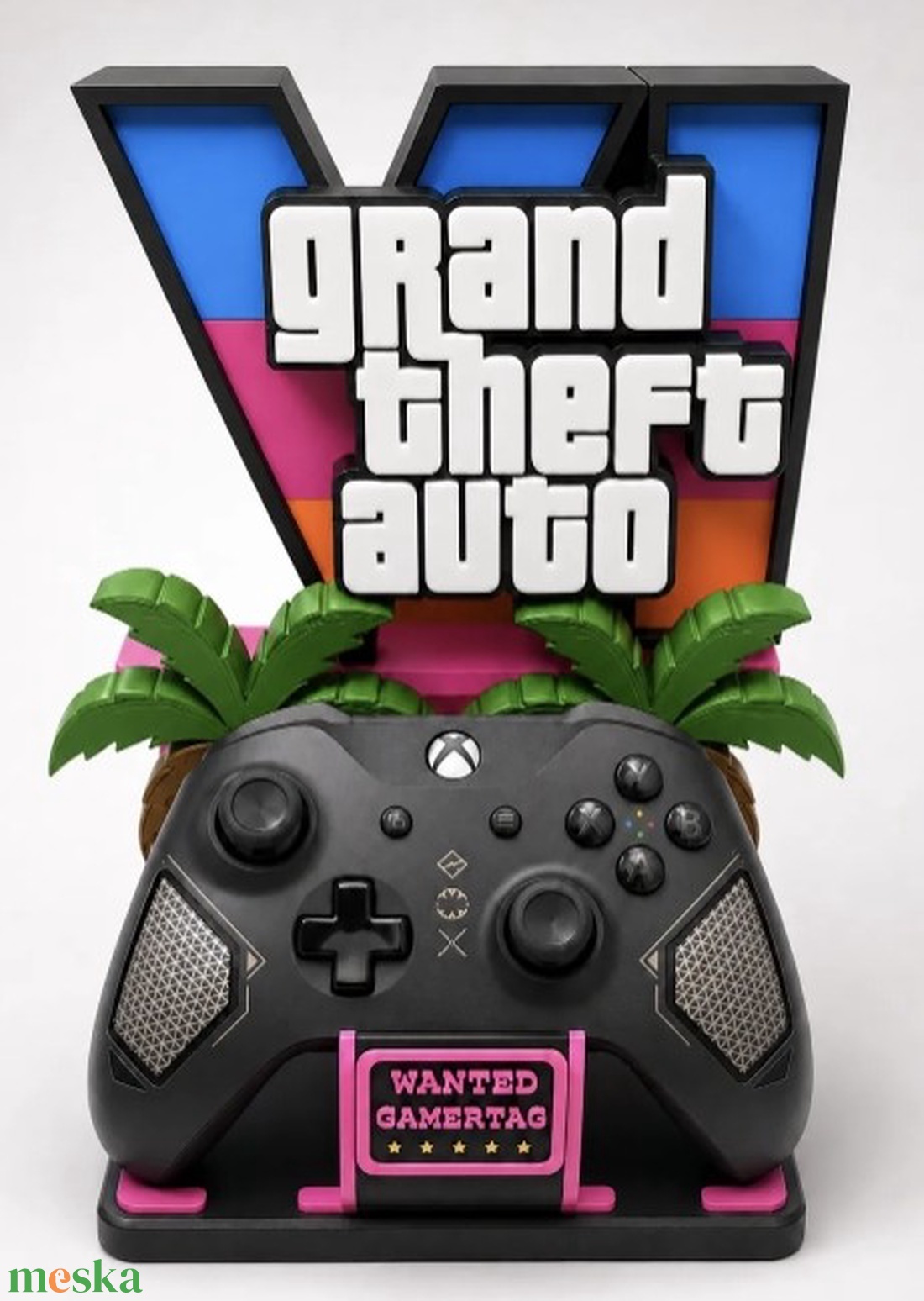 GTA VI kontroller tartó. - otthon & életmód - tárolás & rendszerezés - kontroller tartók - Meska.hu