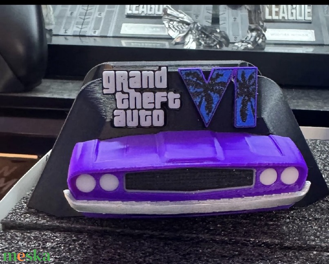 GTA VI kontroller tartó. - otthon & életmód - tárolás & rendszerezés - kontroller tartók - Meska.hu