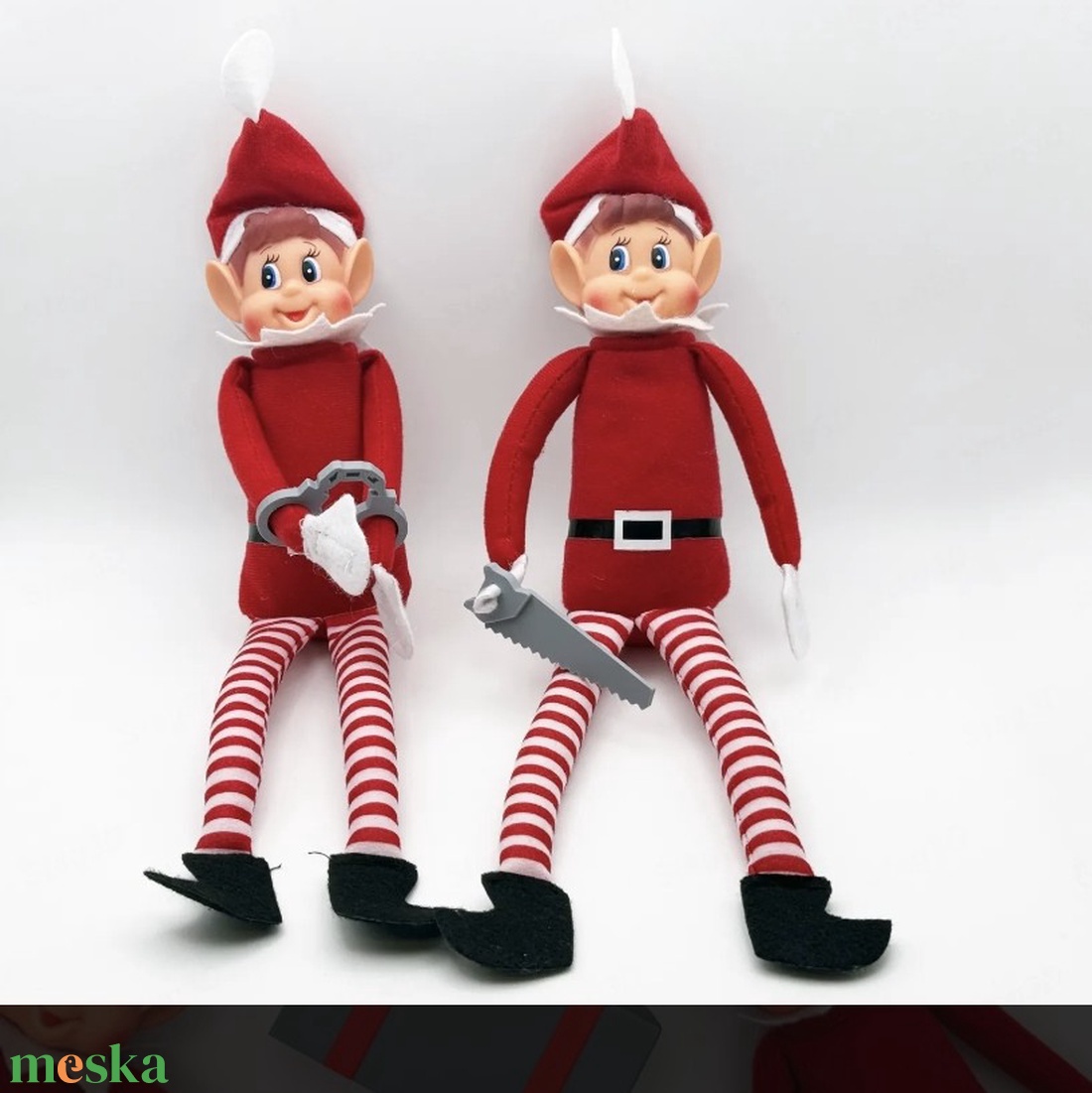 Elf manó,csomag. - karácsony - karácsonyi lakásdekoráció - karácsonyi manók, figurák - Meska.hu