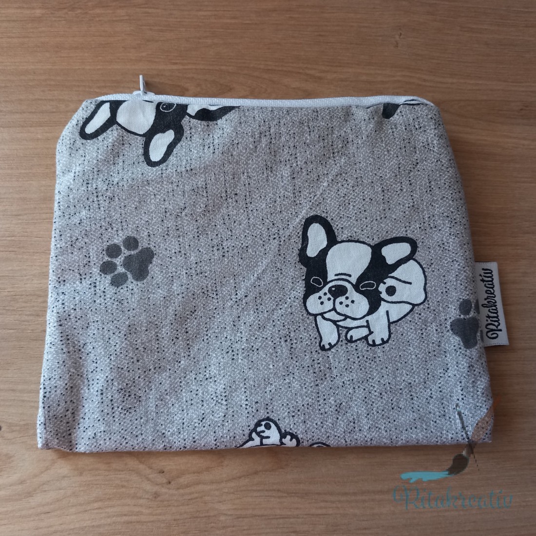 Mosható betét tartó boston terrier - szépségápolás - intim higiénia - egészségügyi tartó - Meska.hu