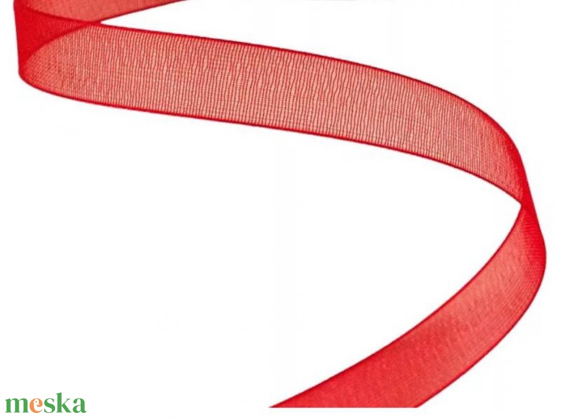 Organza szalag 10mmx20m - piros - kellékek & szerszámok - rövidáru - szalag, pánt - textilszalag - Meska.hu Organza szalag 10mmx20m - piros - kellékek & szerszámok - rövidáru - szalag, pánt - textilszalag - Meska.hu