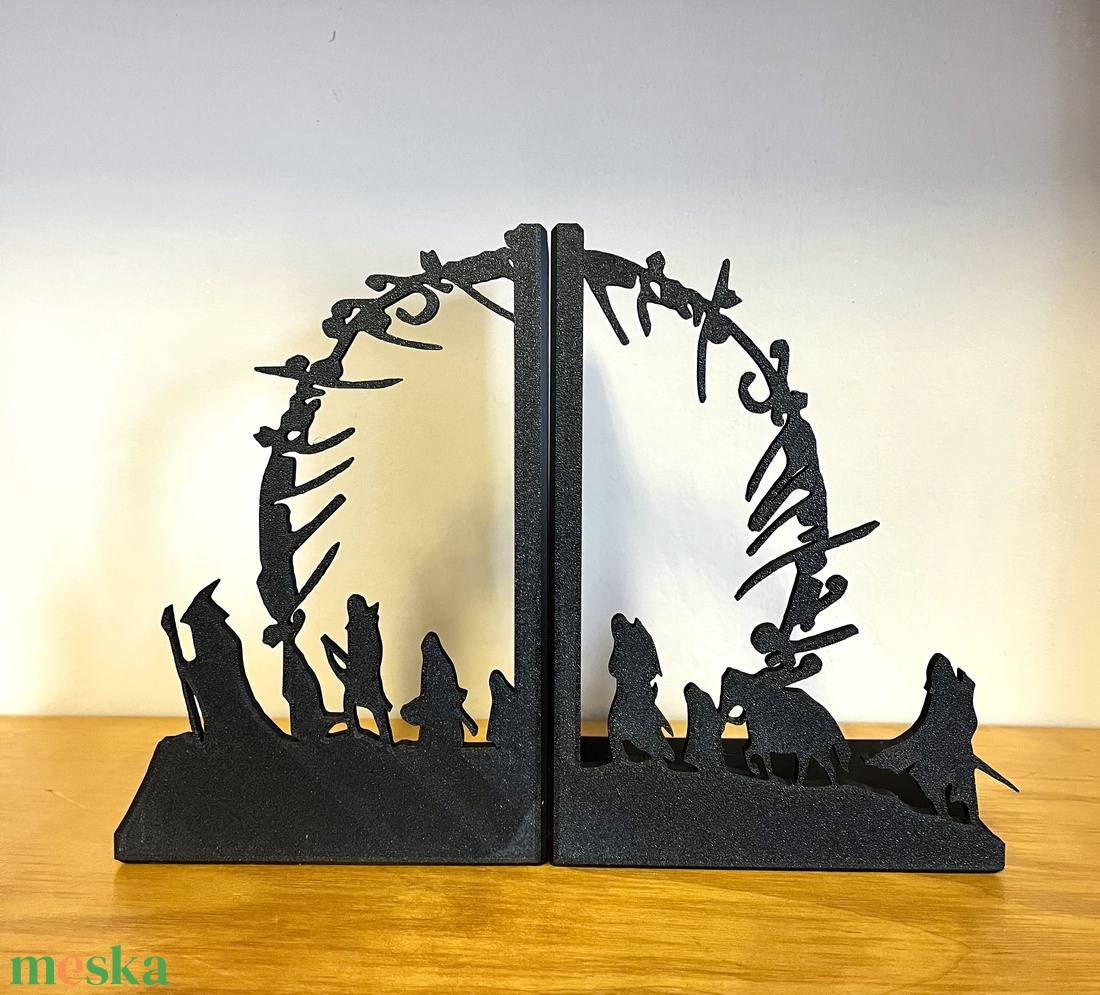 3D nyomtatott Gyűrűk Ura könyvtámasz - otthon & életmód - dekoráció - asztal és polc dekoráció - könyvtámasz - Meska.hu