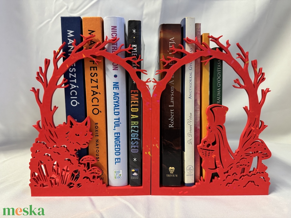 Az elveszett lány könyvtámasz � mesei 3D nyomtatott könyvtartó - otthon & életmód - dekoráció - asztal és polc dekoráció - könyvtámasz - Meska.hu
