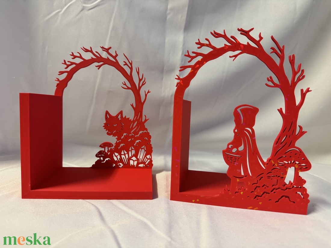 Az elveszett lány könyvtámasz � mesei 3D nyomtatott könyvtartó - otthon & életmód - dekoráció - asztal és polc dekoráció - könyvtámasz - Meska.hu