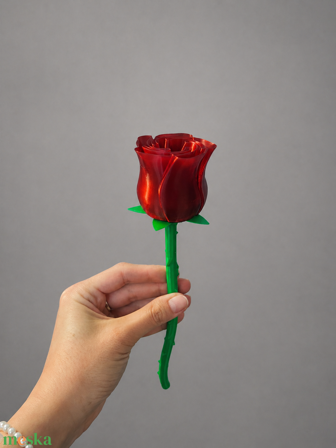 3D nyomtatott Rózsa - otthon & életmód - virágdekoráció - virágok - szálas virág - Meska.hu