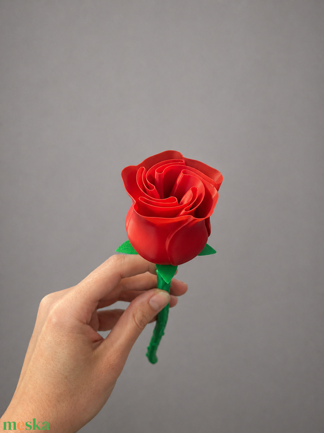 3D nyomtatott Rózsa - otthon & életmód - virágdekoráció - virágok - szálas virág - Meska.hu