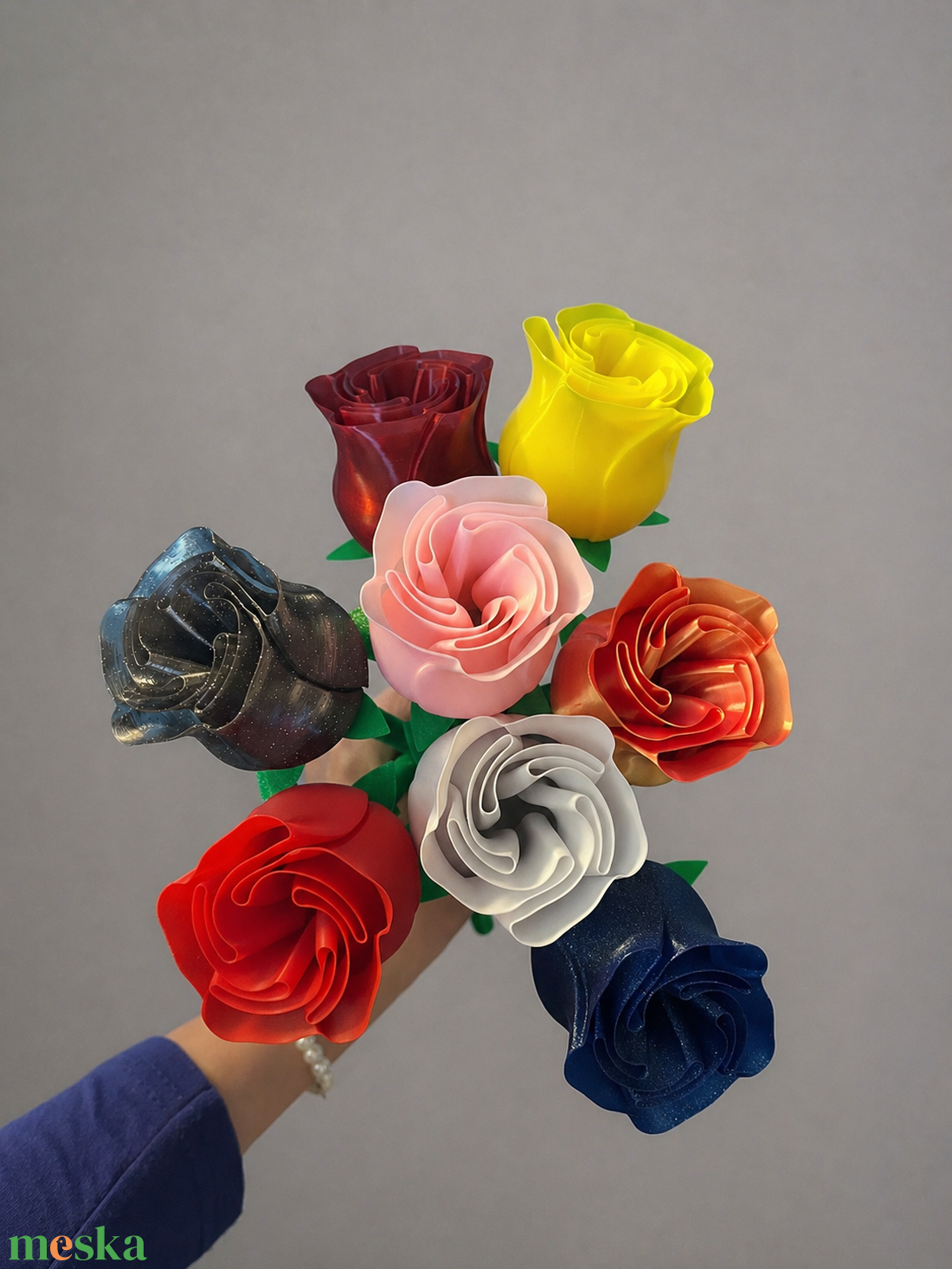 3D nyomtatott Rózsa - otthon & életmód - virágdekoráció - virágok - szálas virág - Meska.hu