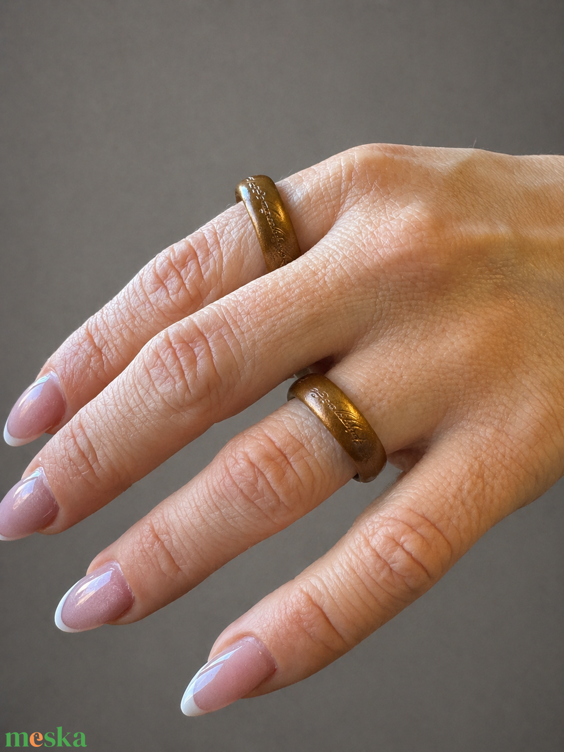 Gyűrűk Ura - Az Egy Gyűrű - ékszer - gyűrű - kerek gyűrű - Meska.hu