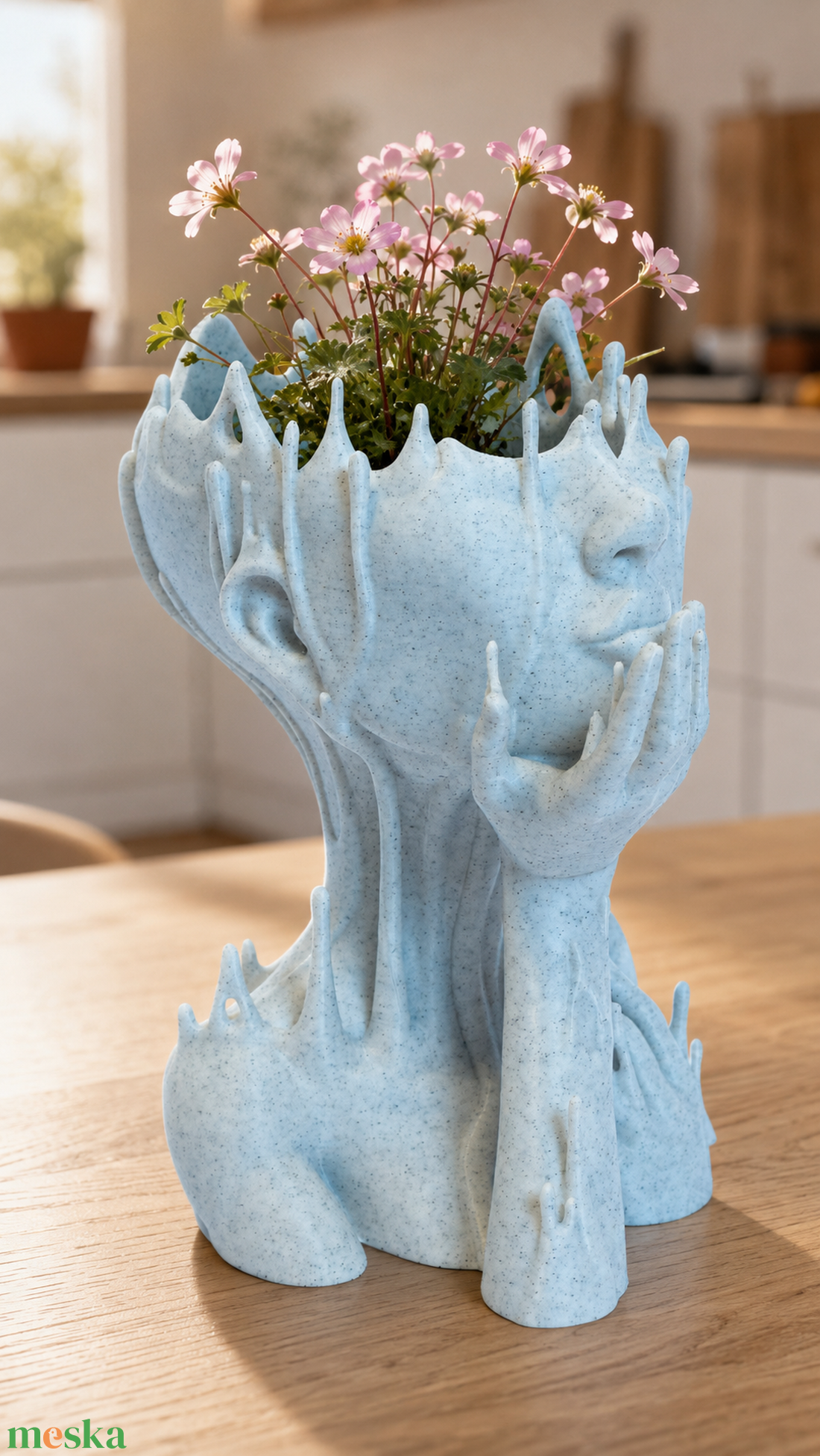 3D nyomtatott virágtartó - kaspó - otthon & életmód - virágdekoráció - virágtartó - kaspó - Meska.hu