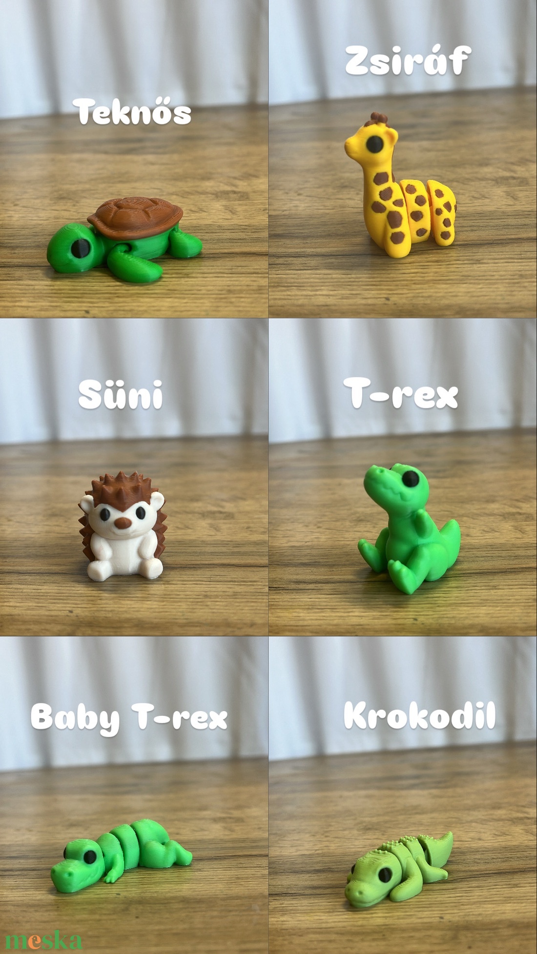 10 db-os Mini Állat Válogatás � Állítsd össze most! - játék & sport - plüssállat & játékfigura - más figura - Meska.hu