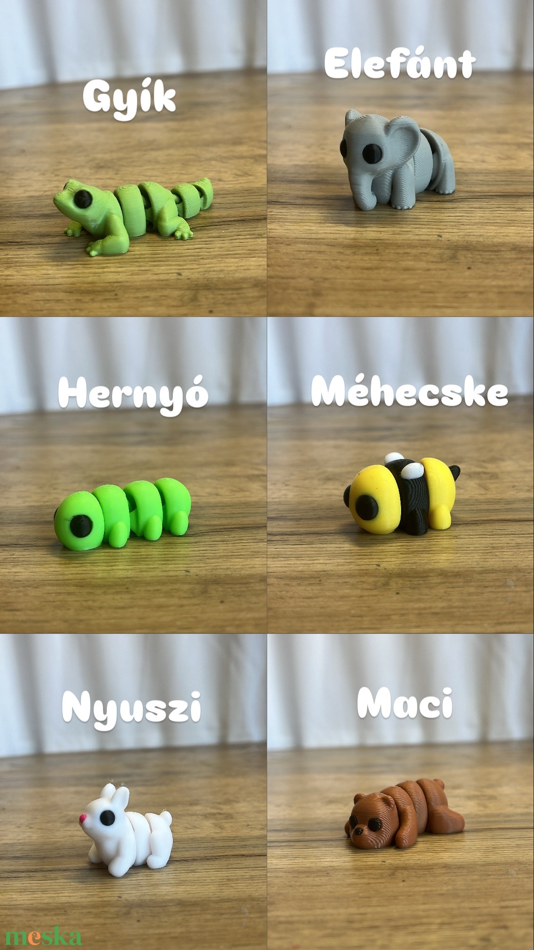 10 db-os Mini Állat Válogatás � Állítsd össze most! - játék & sport - plüssállat & játékfigura - más figura - Meska.hu