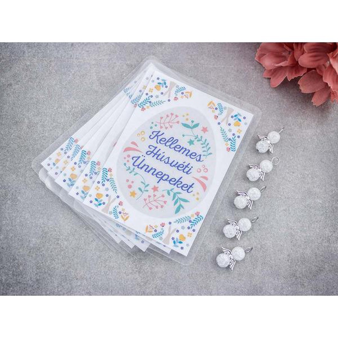 Kellemes Húsvéti medál hegyikristállyal 5dbos csomag - ékszer - nyaklánc - medál - Meska.hu