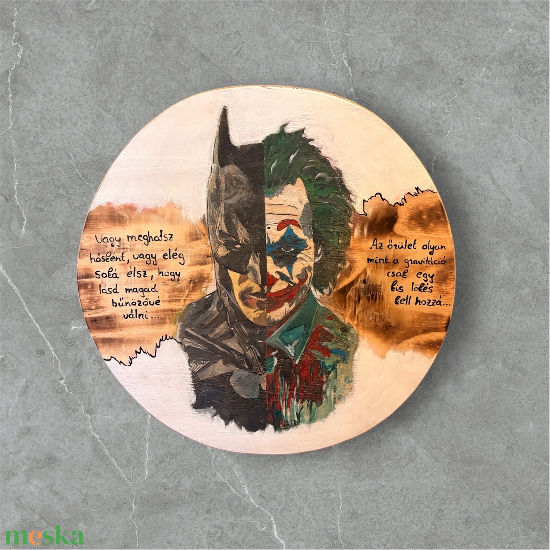 Batman vs Joker - művészet - festmény - akril - Meska.hu Batman vs Joker - művészet - festmény - akril - Meska.hu