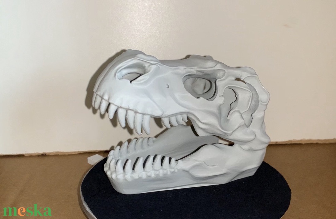 T-rex koponya több méretben - otthon & életmód - dekoráció - halloween - halloweeni asztaldísz - Meska.hu
