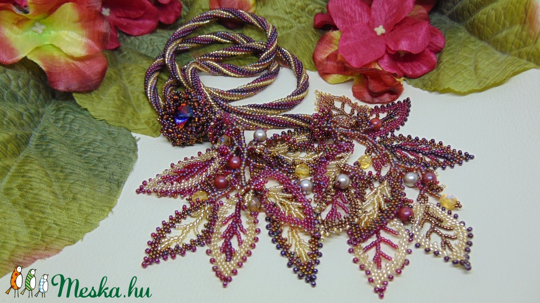  Kayla Lariat romantikus nyaklánc - ékszer - nyaklánc - hosszú nyaklánc - Meska.hu