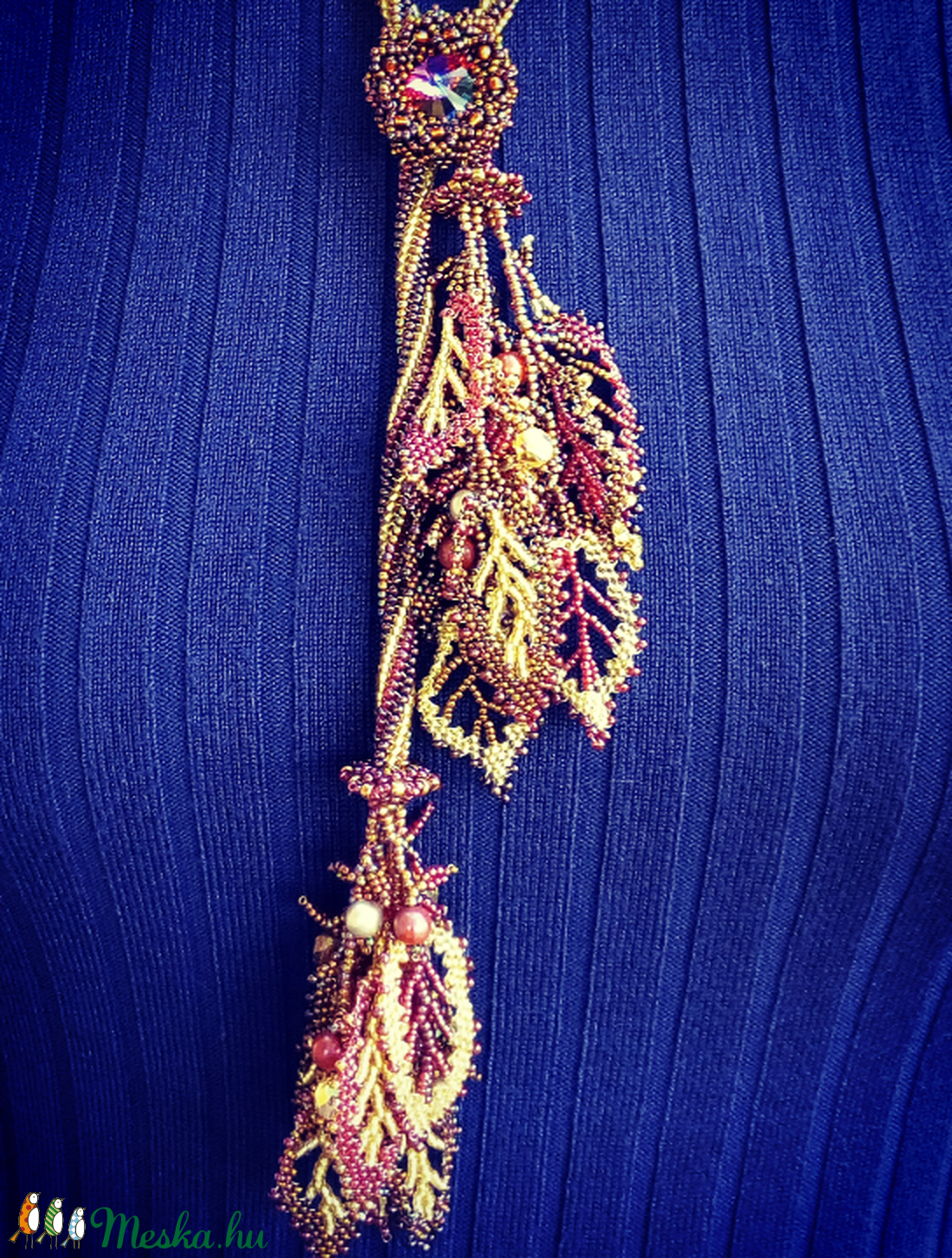  Kayla Lariat romantikus nyaklánc - ékszer - nyaklánc - hosszú nyaklánc - Meska.hu