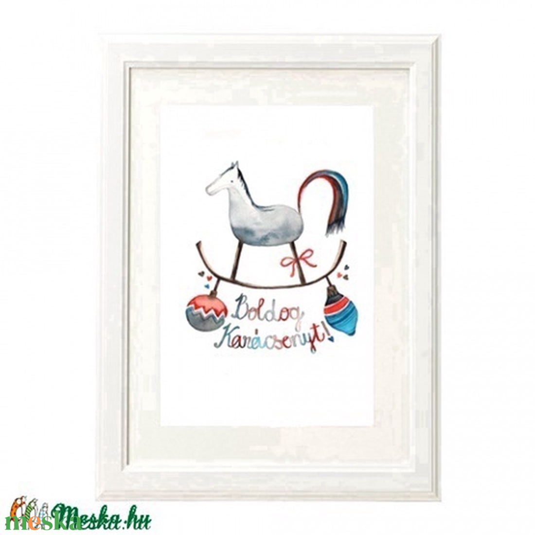 Boldog karácsonyt! - Print  - baba - mama - babaszoba-dekoráció - babaszoba kép - Meska.hu