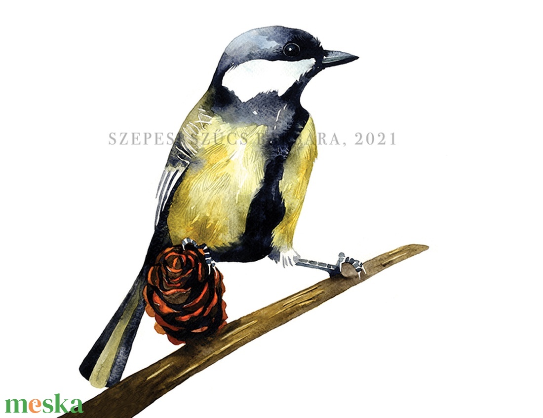 Cinke - Print (Akvarell) - otthon & életmód - dekoráció - kép & falikép - kép & falikép - Meska.hu