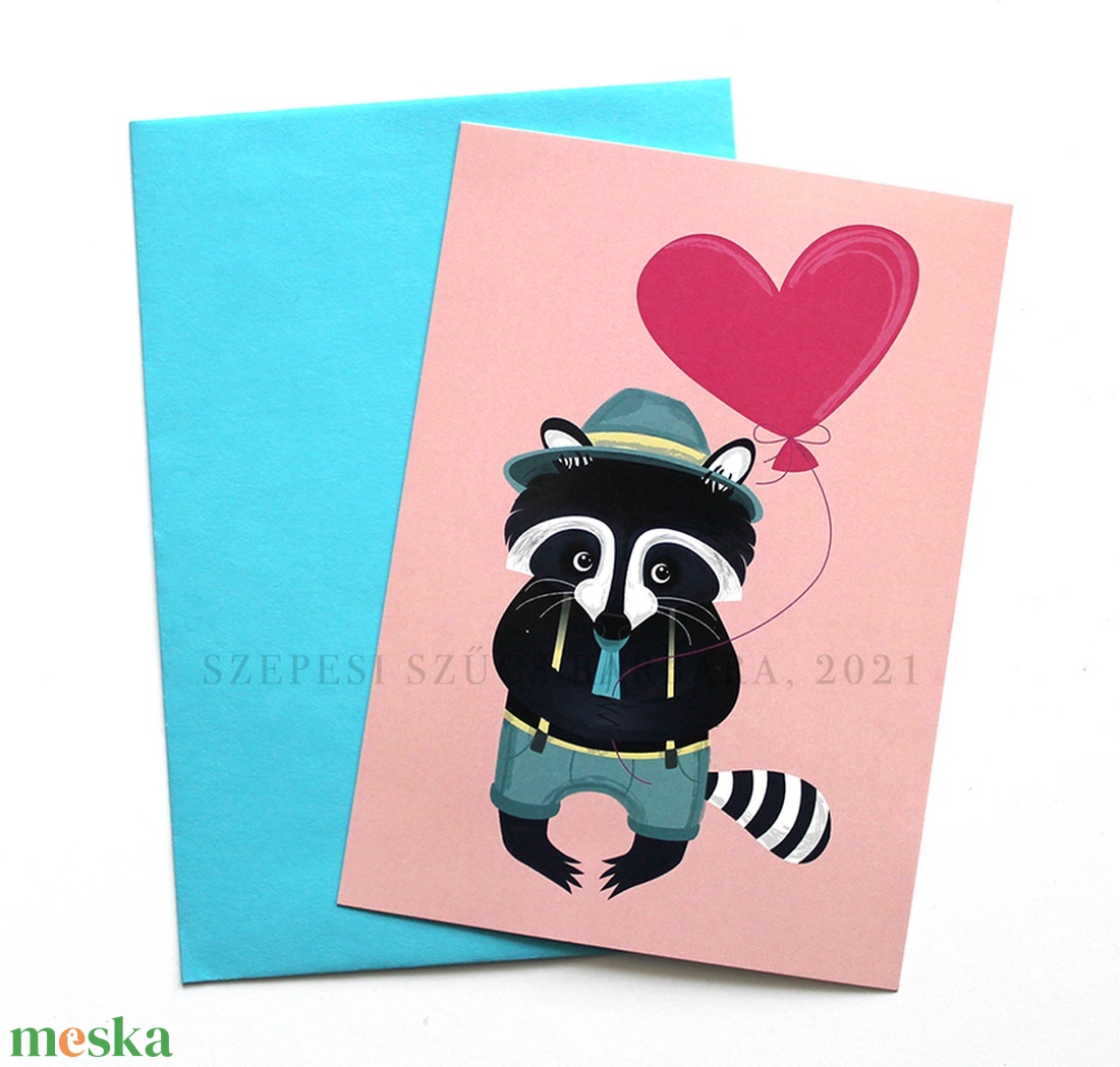 I love you! - Képeslap borítékkal (A/6) - otthon & életmód - papír, írószer - Meska.hu