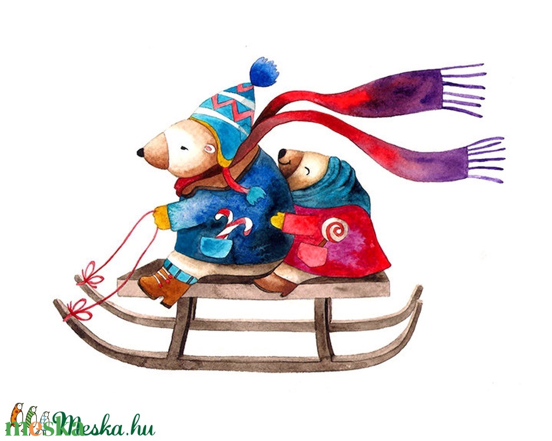 Itt a karácsony! 2. - Print  - otthon & életmód - babaszoba, gyerekszoba - babaszoba kép - Meska.hu