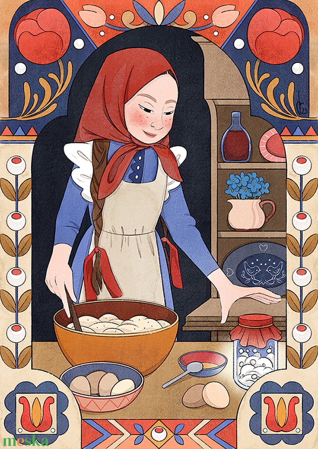 Harmatból pogácsa - Print (Digitális)  - otthon & életmód - dekoráció - kép & falikép - kép & falikép - Meska.hu