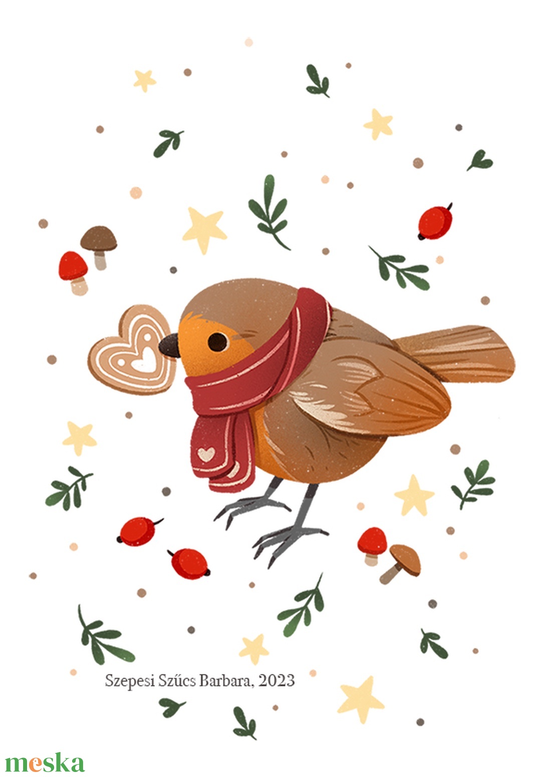 Az igazi csodára várva - Print  - karácsony - karácsonyi lakásdekoráció - karácsonyi lakásdíszek - Meska.hu