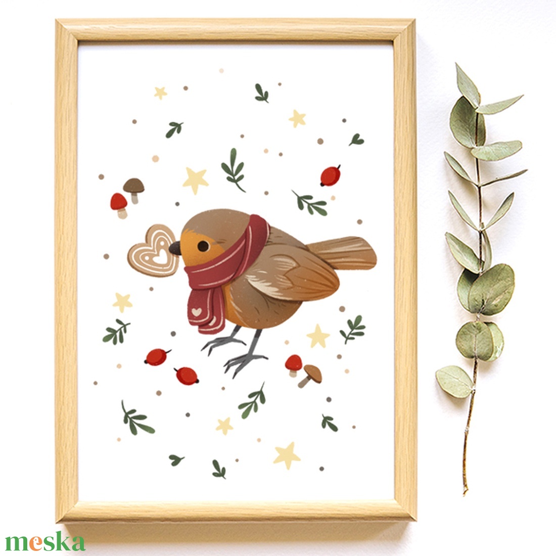 Az igazi csodára várva - Print  - karácsony - karácsonyi lakásdekoráció - karácsonyi lakásdíszek - Meska.hu