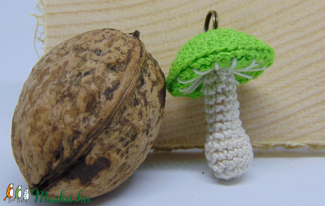 Gomba medál vagy kulcstartó - ékszer - nyaklánc - medál - Meska.hu