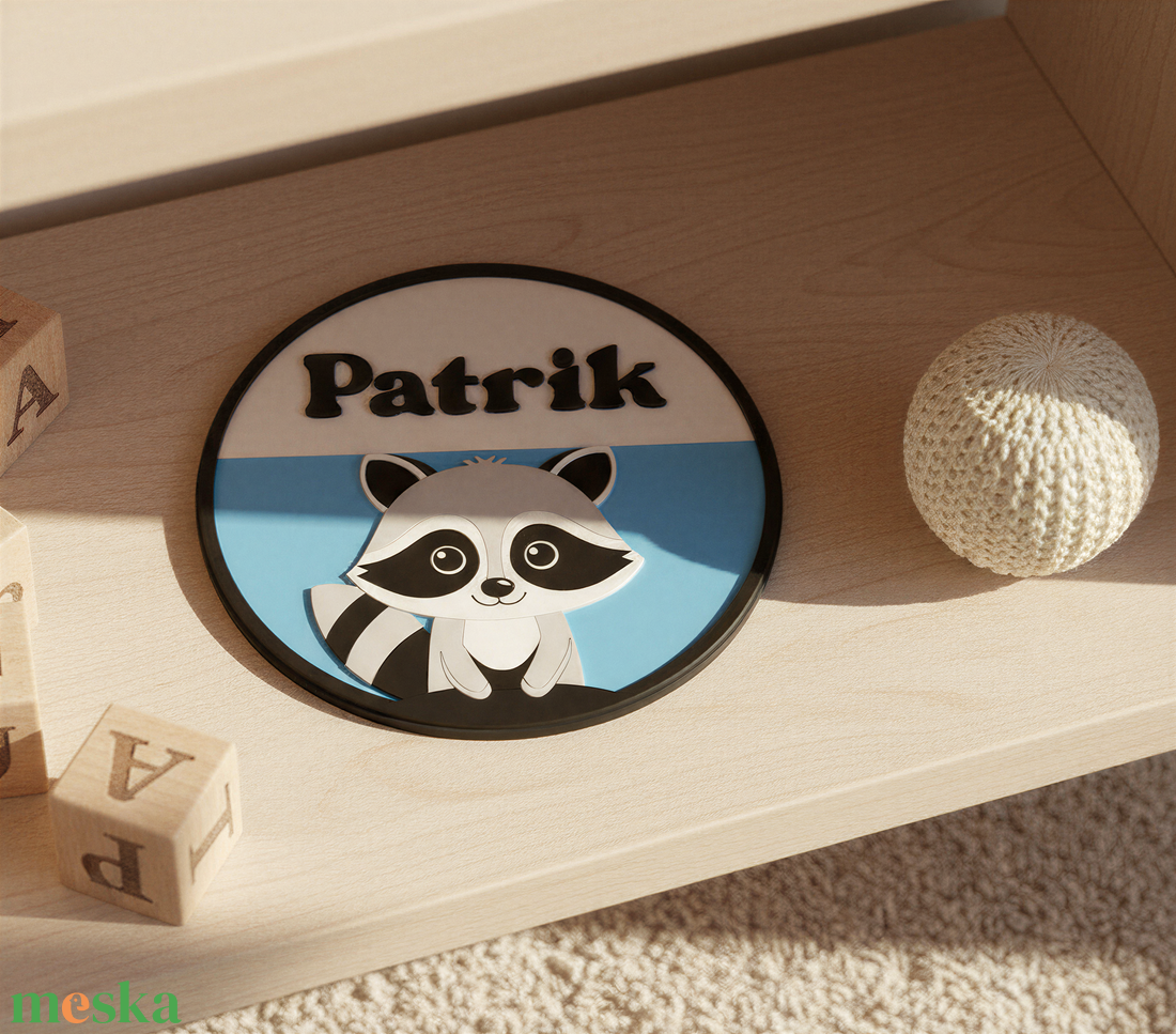 Névtábla / Ajtódísz / Gyerekszoba dekoráció - otthon & életmód - babaszoba, gyerekszoba - gyerek névtábla - Meska.hu
