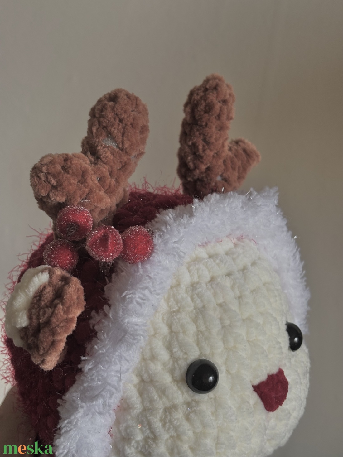 Horgolt Karácsonyi Rénszarvas - játék & sport - plüssállat & játékfigura - más figura - Meska.hu