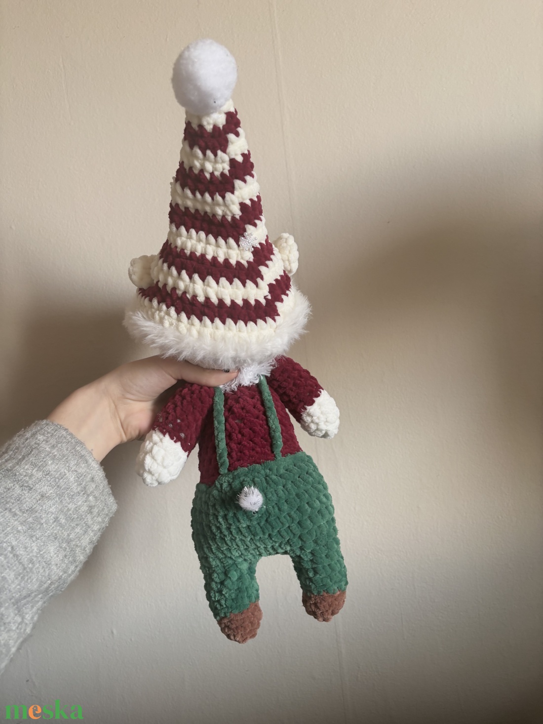 Horgolt Karácsonyi Jegesmedve - játék & sport - plüssállat & játékfigura - más figura - Meska.hu