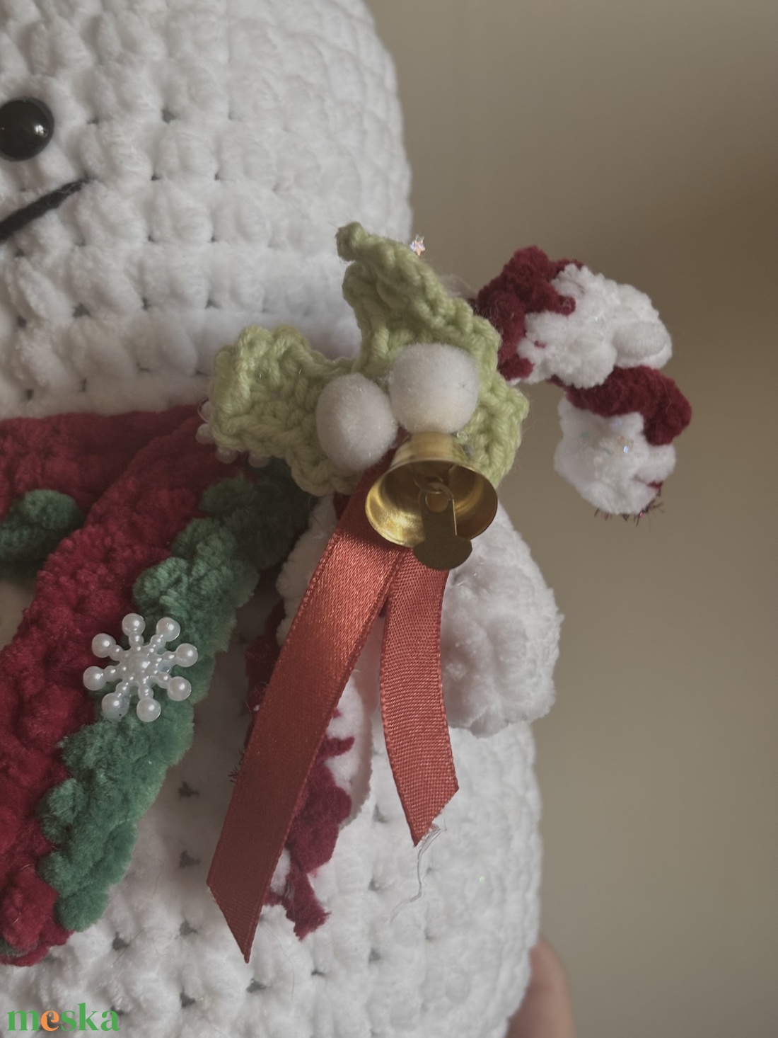  Horgolt Karácsonyi Hóember - játék & sport - plüssállat & játékfigura - más figura - Meska.hu