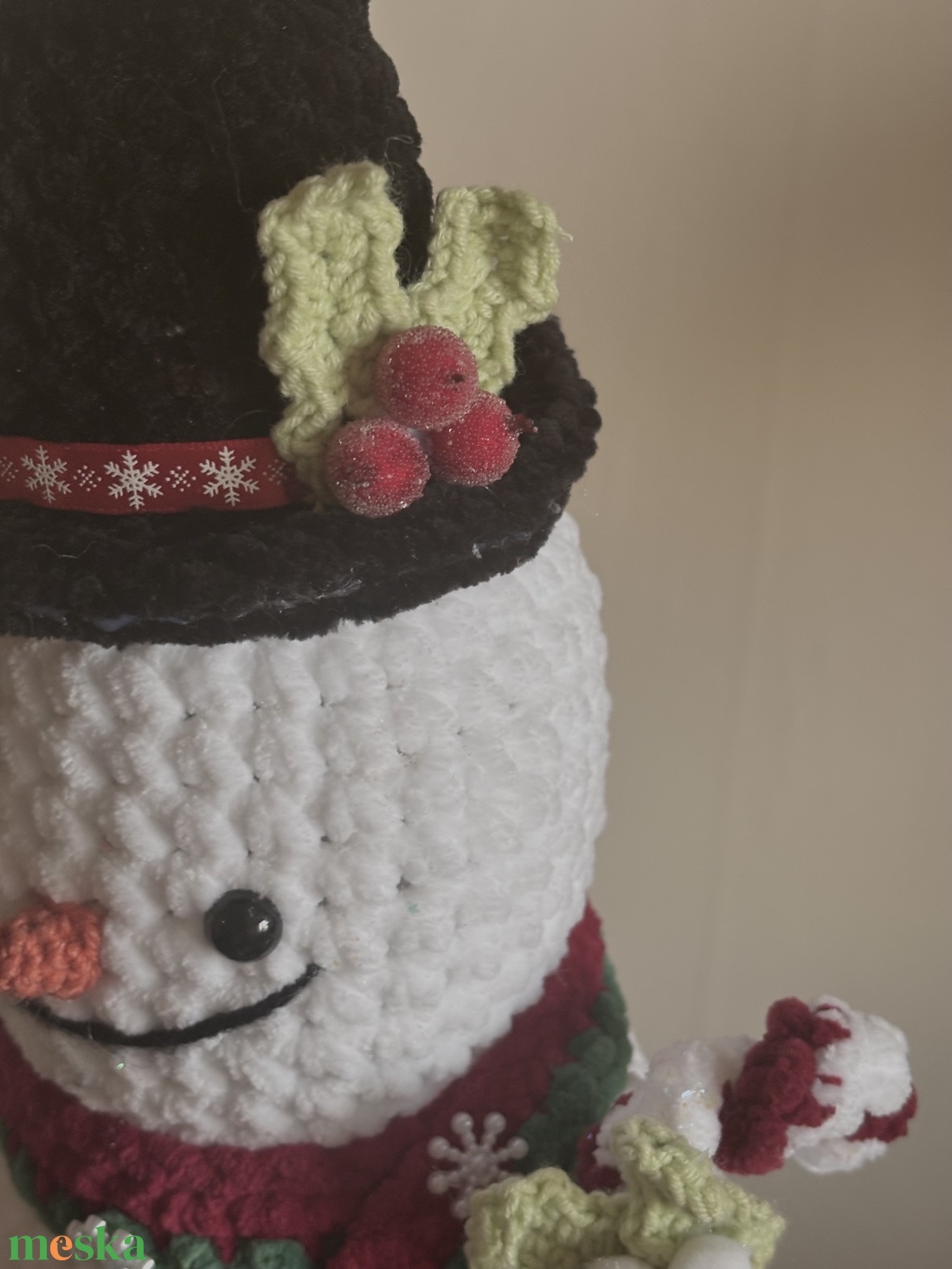  Horgolt Karácsonyi Hóember - játék & sport - plüssállat & játékfigura - más figura - Meska.hu