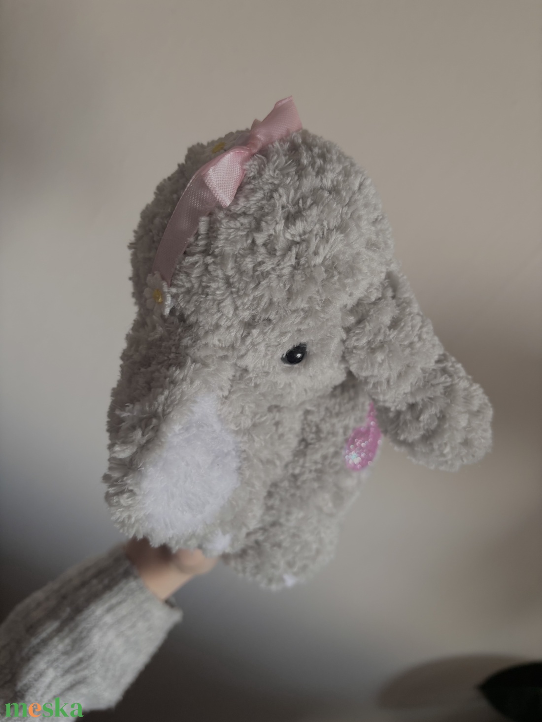 Horgolt elefánt - játék & sport - plüssállat & játékfigura - más figura - Meska.hu