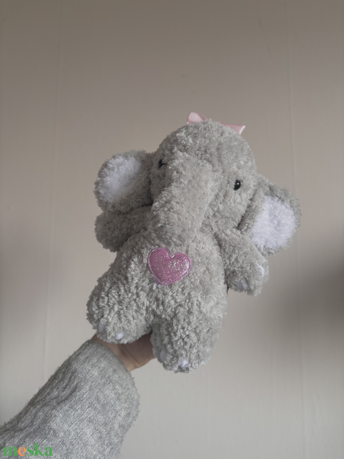 Horgolt elefánt - játék & sport - plüssállat & játékfigura - más figura - Meska.hu
