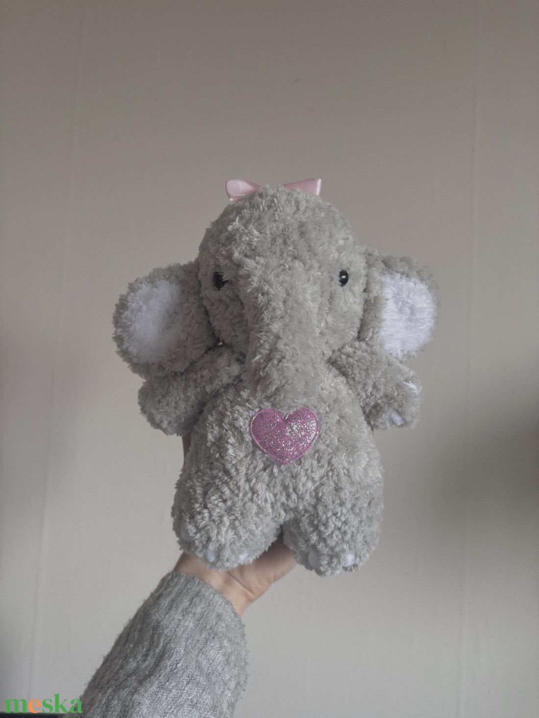 Horgolt elefánt - játék & sport - plüssállat & játékfigura - más figura - Meska.hu