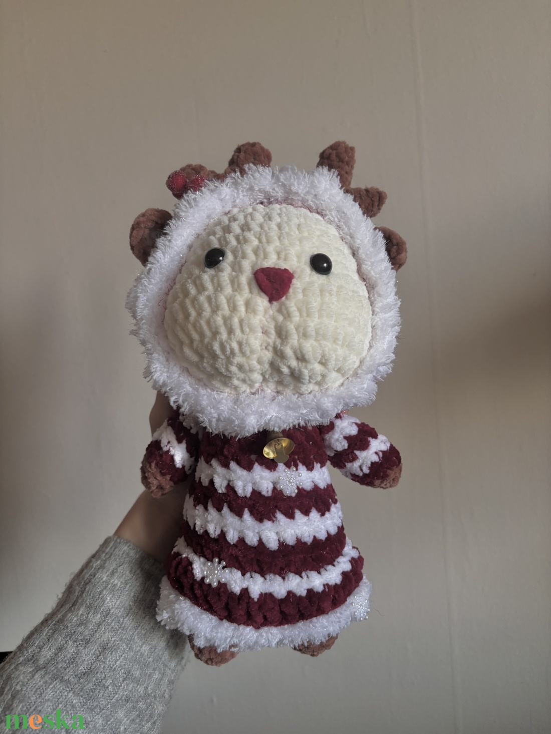 Horgolt Karácsonyi Rénszarvas - játék & sport - plüssállat & játékfigura - más figura - Meska.hu