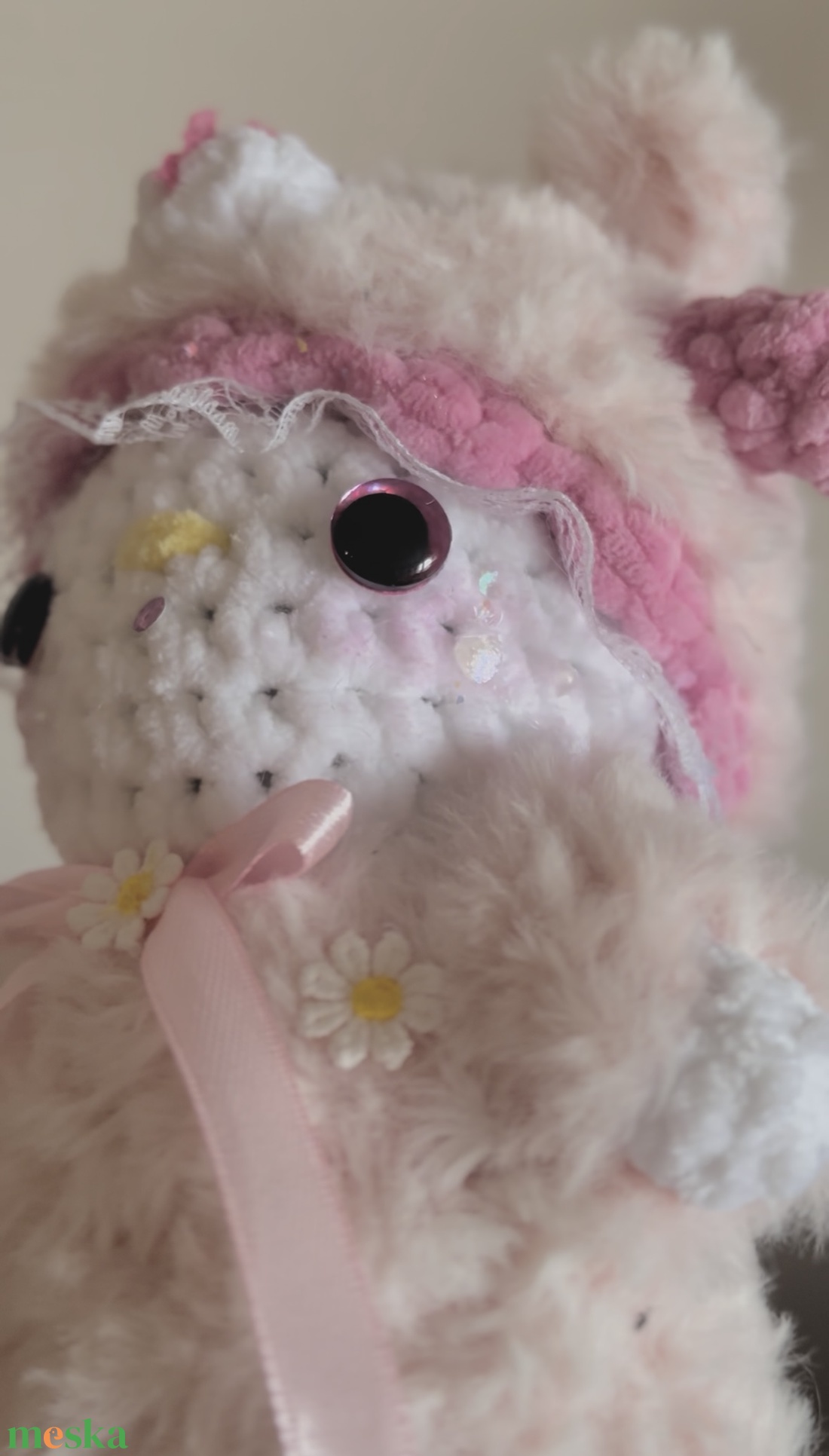 Nyuszi szőrmés maci jelmezben - játék & sport - plüssállat & játékfigura - nyuszi - Meska.hu