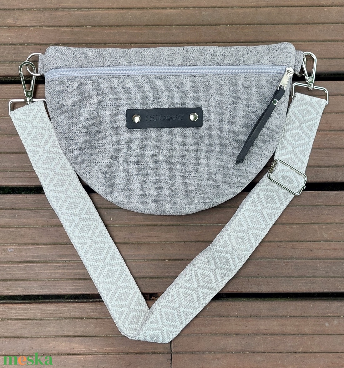 Grammicus kollekció - szürke, anyagában steppelt oldal - és övtáska/Bum Bag/Fanny Pack/Waist Bag/Belt Bag - táska & tok - övtáska - Meska.hu Grammicus kollekció - szürke, anyagában steppelt oldal - és övtáska/Bum Bag/Fanny Pack/Waist Bag/Belt Bag - táska & tok - övtáska - Meska.hu