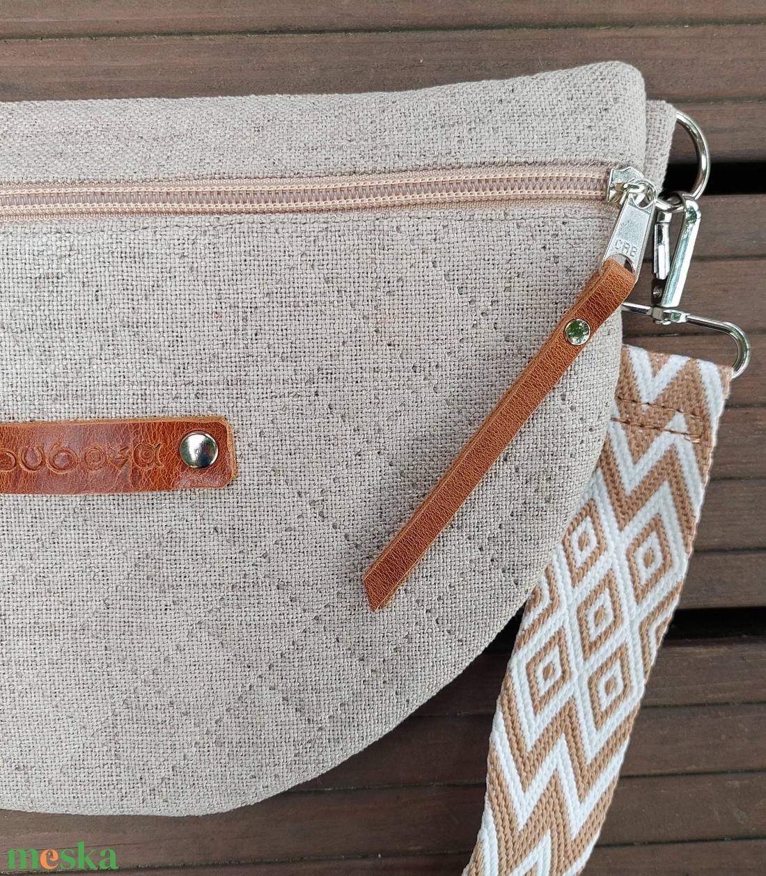 Grammicus kollekció - bézs, anyagában steppelt oldal - és övtáska/Bum Bag/Fanny Pack/Waist Bag/Belt Bag - táska & tok - övtáska - Meska.hu Grammicus kollekció - bézs, anyagában steppelt oldal - és övtáska/Bum Bag/Fanny Pack/Waist Bag/Belt Bag - táska & tok - övtáska - Meska.hu