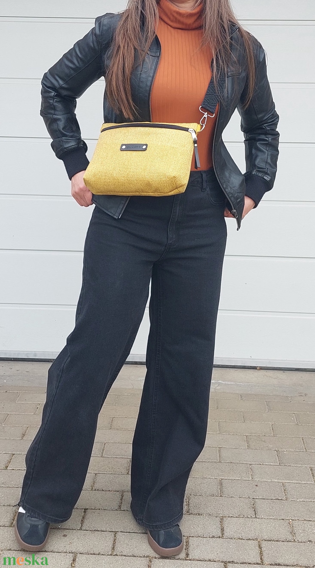 Grammicus Max kollekció - mustársárga oldal - és övtáska/Bum Bag/Fanny Pack/Waist Bag/Belt Bag - táska & tok - övtáska - Meska.hu