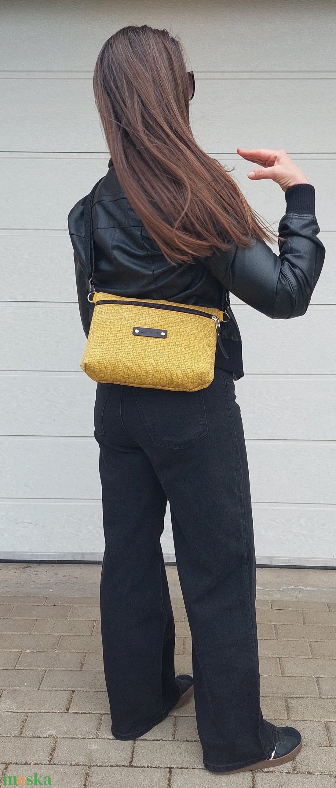 Grammicus Max kollekció - mustársárga oldal - és övtáska/Bum Bag/Fanny Pack/Waist Bag/Belt Bag - táska & tok - övtáska - Meska.hu
