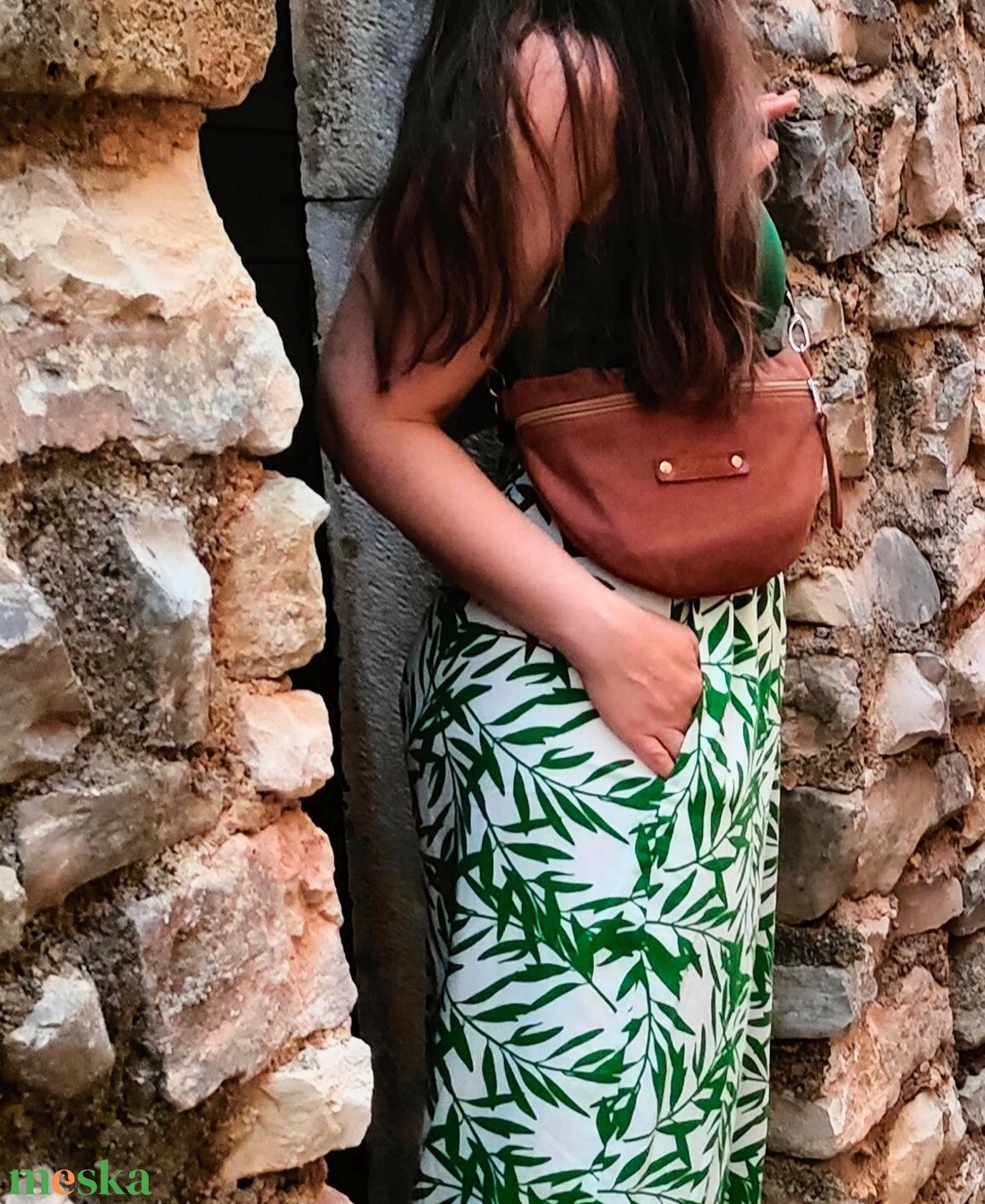 Grammicus kollekció - camelbarna oldal - és övtáska/Bum Bag/Fanny Pack/Waist Bag/Belt Bag - táska & tok - övtáska - Meska.hu