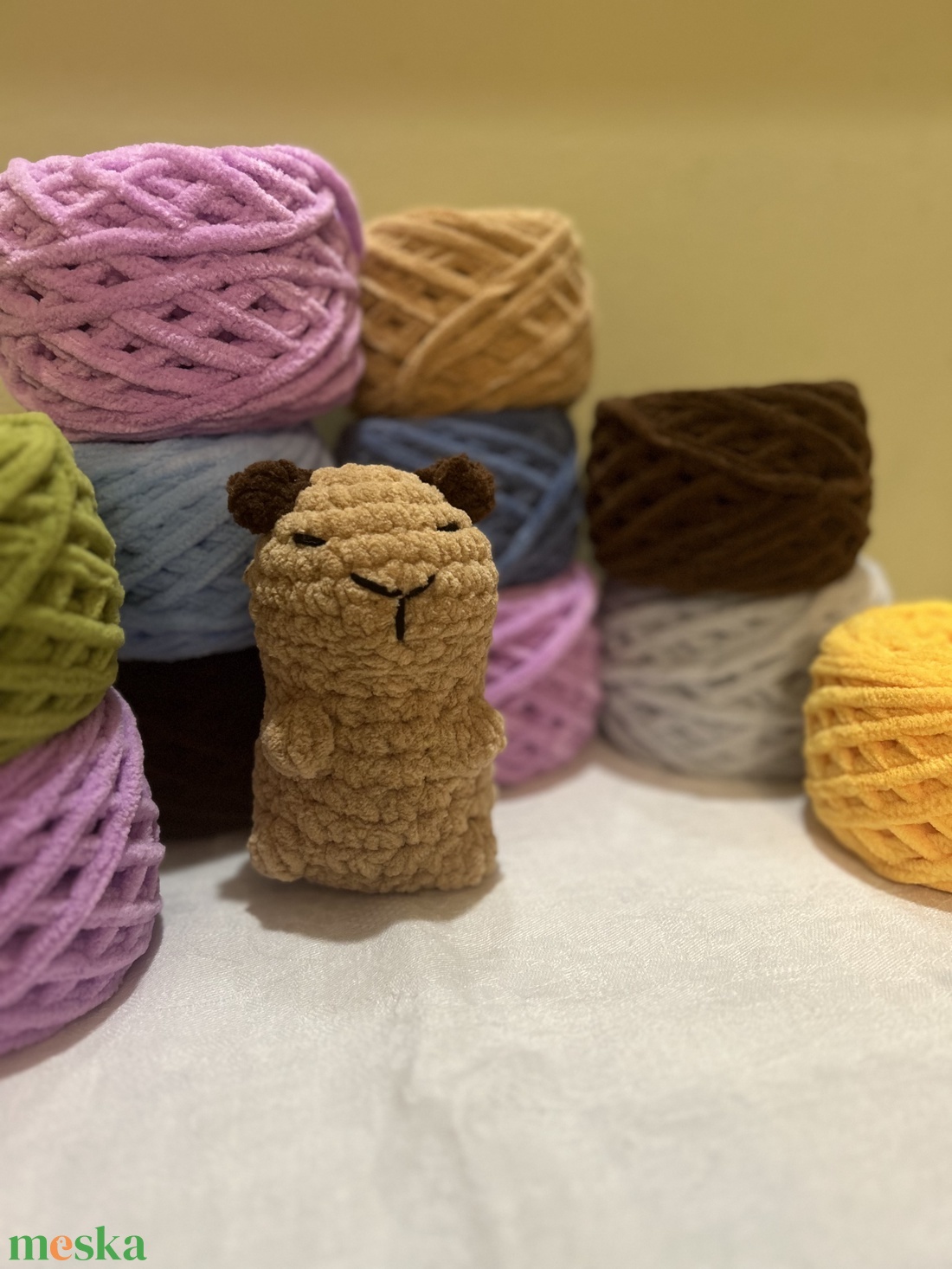 Capybara amigurumi plüss - játék & sport - plüssállat & játékfigura - más figura - Meska.hu Capybara amigurumi plüss - játék & sport - plüssállat & játékfigura - más figura - Meska.hu