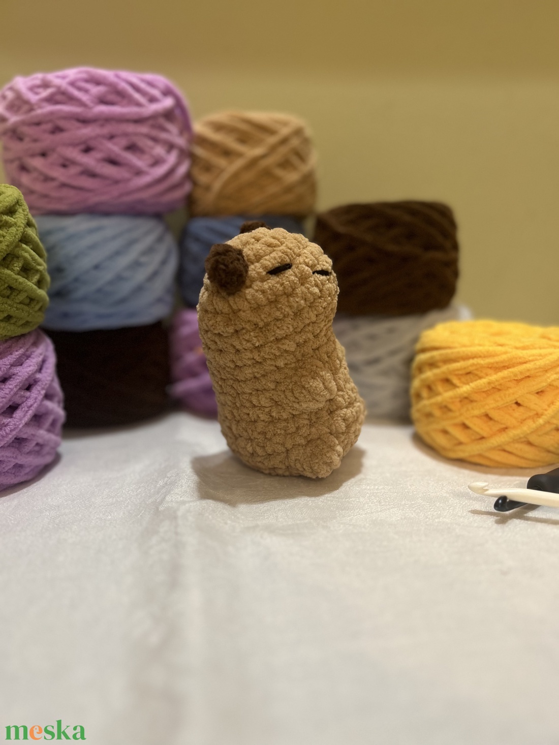 Capybara amigurumi plüss - játék & sport - plüssállat & játékfigura - más figura - Meska.hu Capybara amigurumi plüss - játék & sport - plüssállat & játékfigura - más figura - Meska.hu