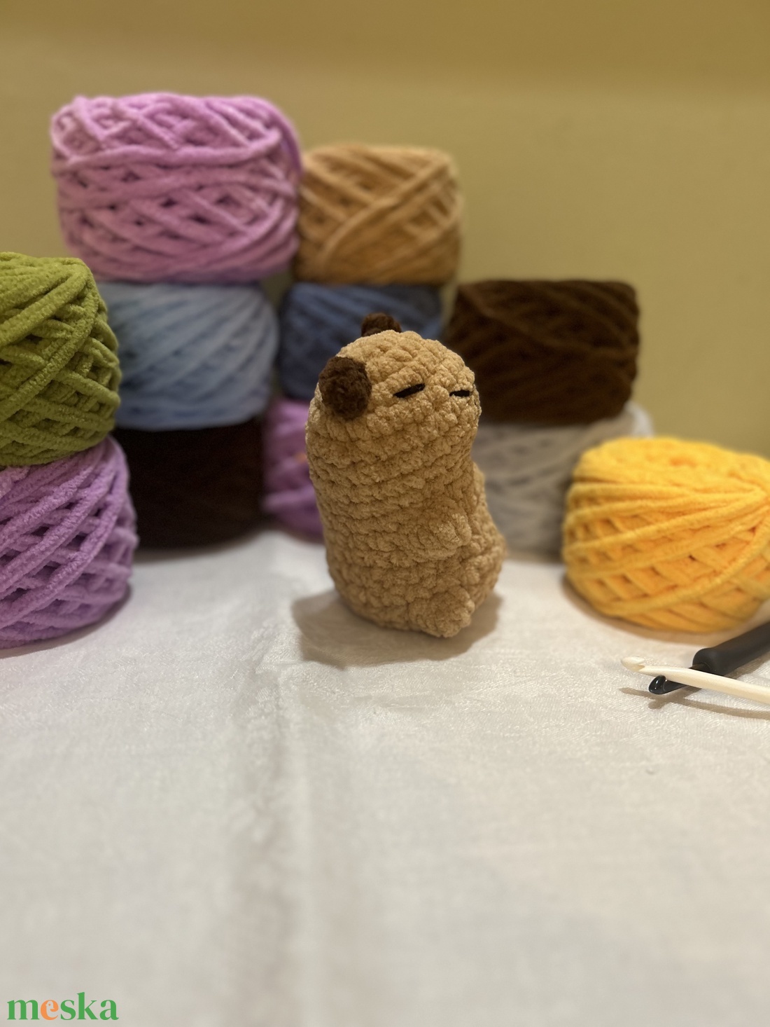 Capybara amigurumi plüss - játék & sport - plüssállat & játékfigura - más figura - Meska.hu Capybara amigurumi plüss - játék & sport - plüssállat & játékfigura - más figura - Meska.hu