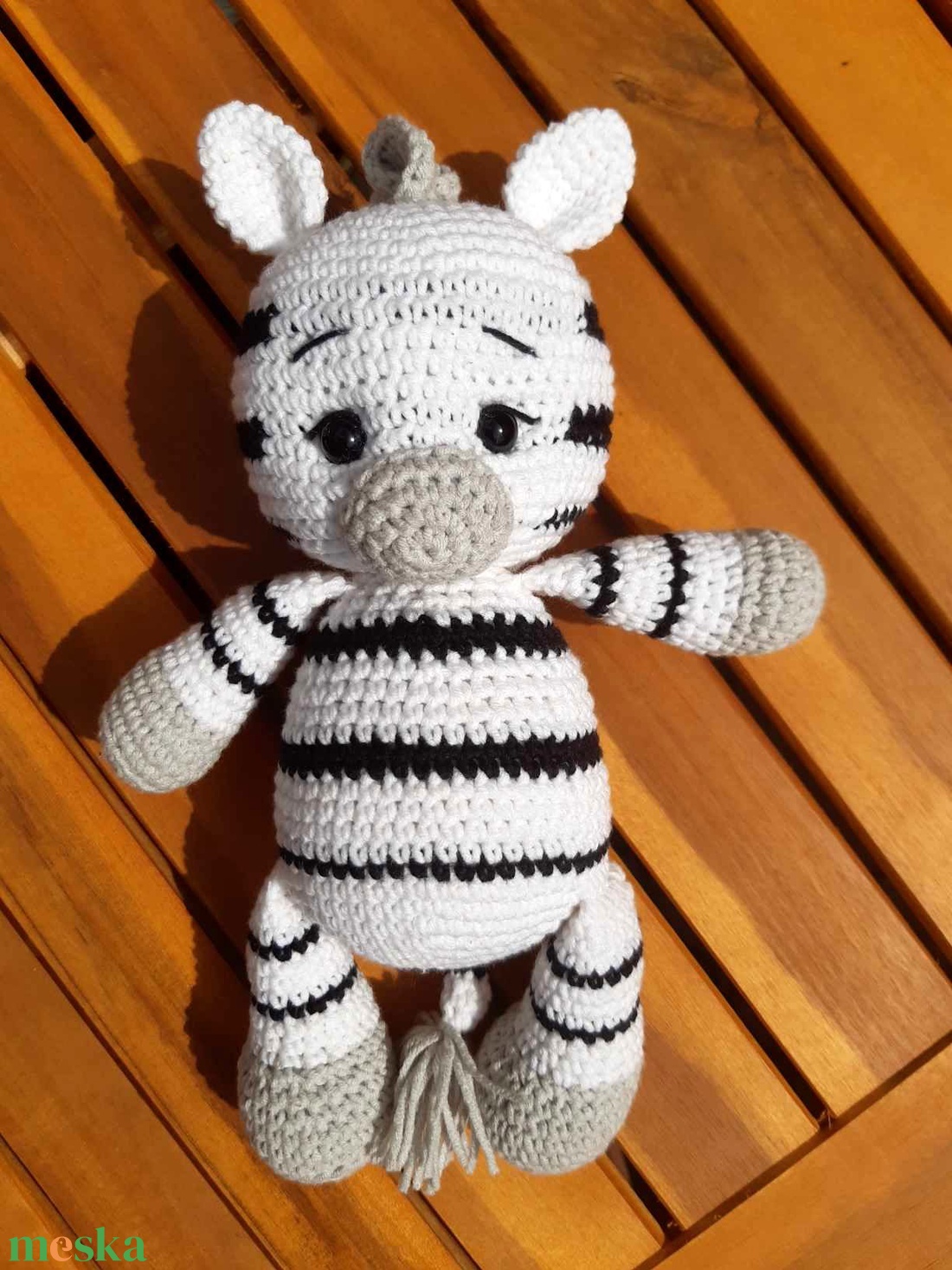 Amigurumi zebra - játék & sport - plüssállat & játékfigura - más figura - Meska.hu Amigurumi zebra - játék & sport - plüssállat & játékfigura - más figura - Meska.hu